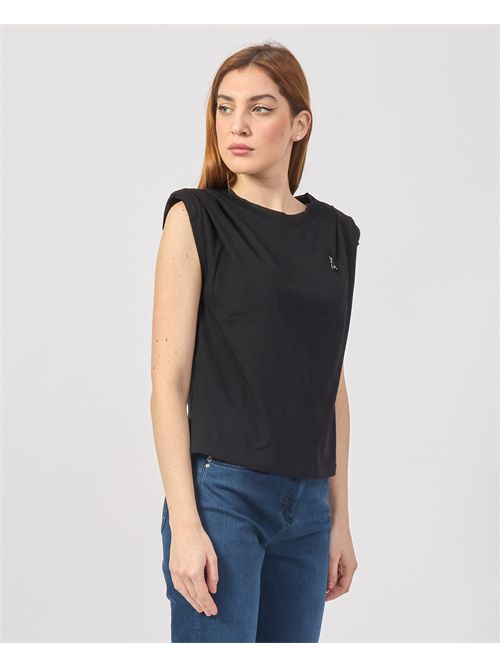 Patrizia Pepe Sleeveless Cotton T-Shirt PATRIZIA PEPE | 8M1685-J265K103